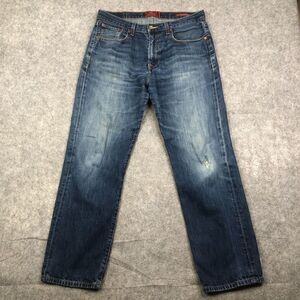 Lucky Brand Jeans Mens 33x30 429 Classic Straight Fit Dark Wash Denim